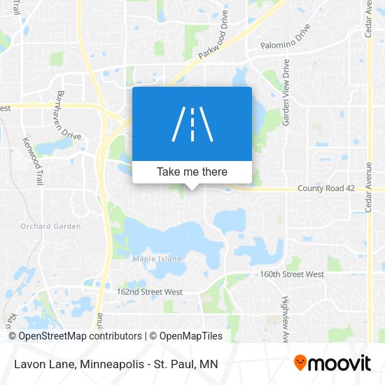 Mapa de Lavon Lane