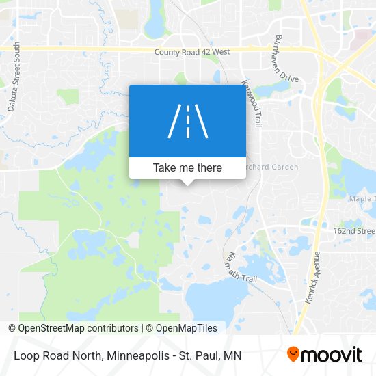 Loop Road North map
