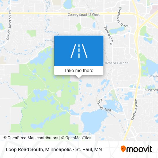 Loop Road South map