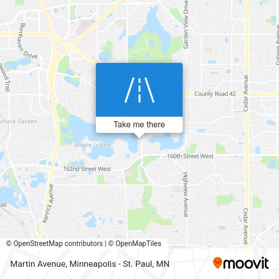 Martin Avenue map