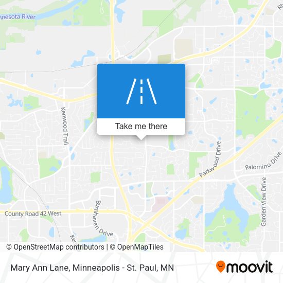 Mary Ann Lane map
