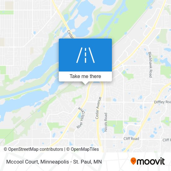 Mccool Court map