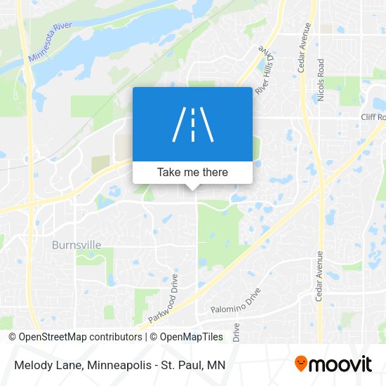 Melody Lane map