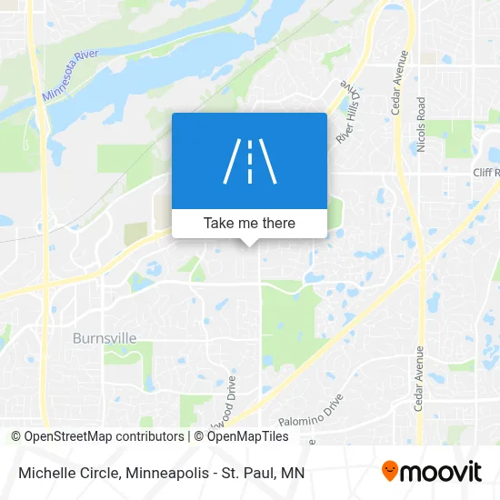 Michelle Circle map