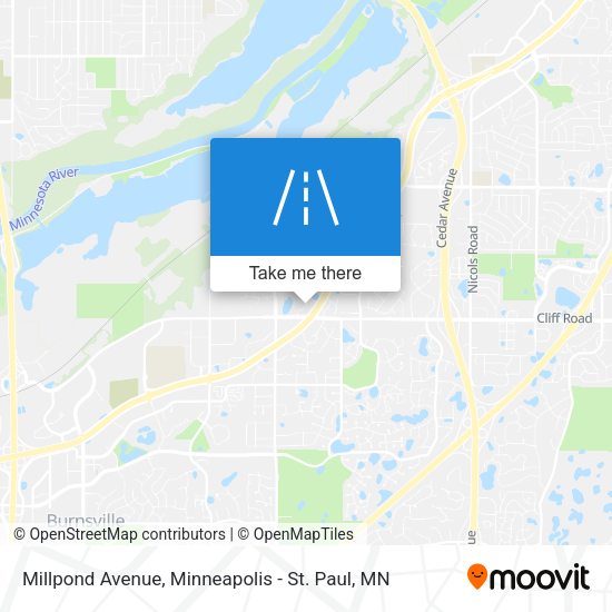 Millpond Avenue map