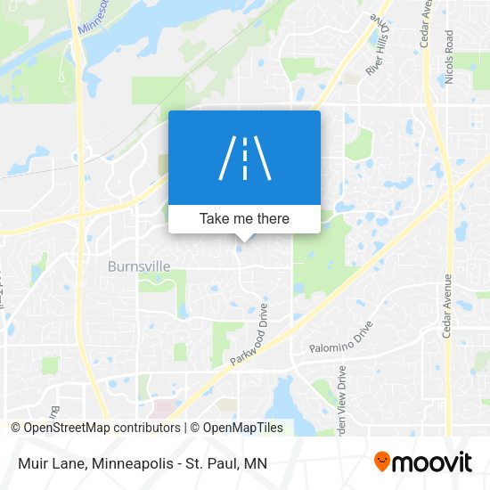 Mapa de Muir Lane