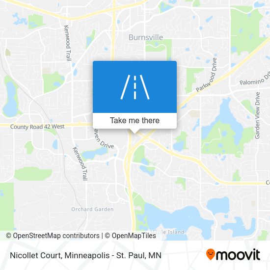 Nicollet Court map