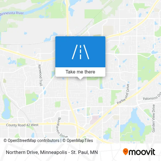 Northern Drive map