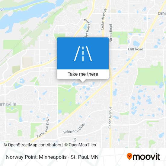 Mapa de Norway Point