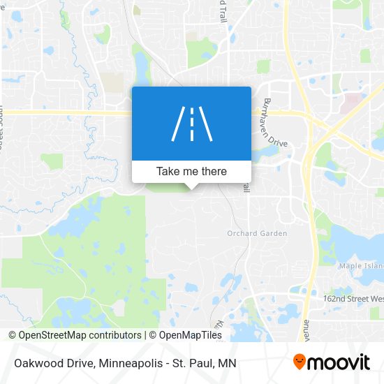 Oakwood Drive map