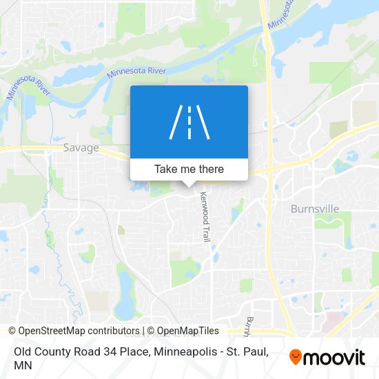 Mapa de Old County Road 34 Place