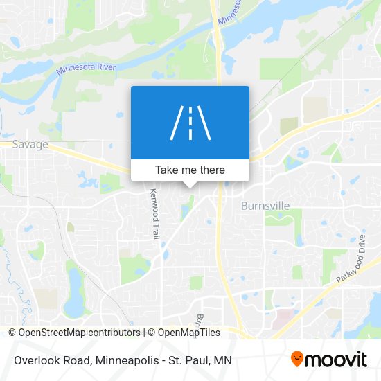 Overlook Road map