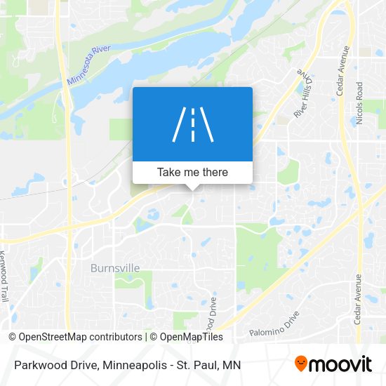 Mapa de Parkwood Drive