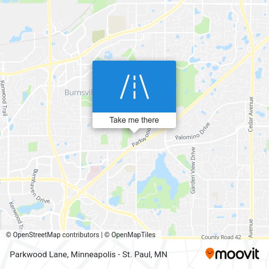 Parkwood Lane map