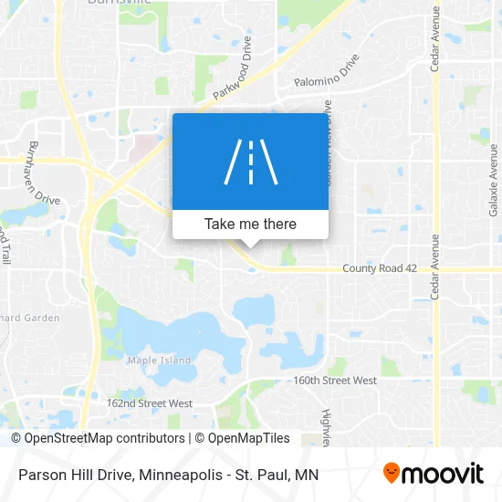 Parson Hill Drive map