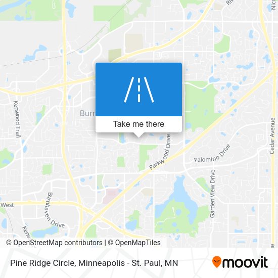 Pine Ridge Circle map