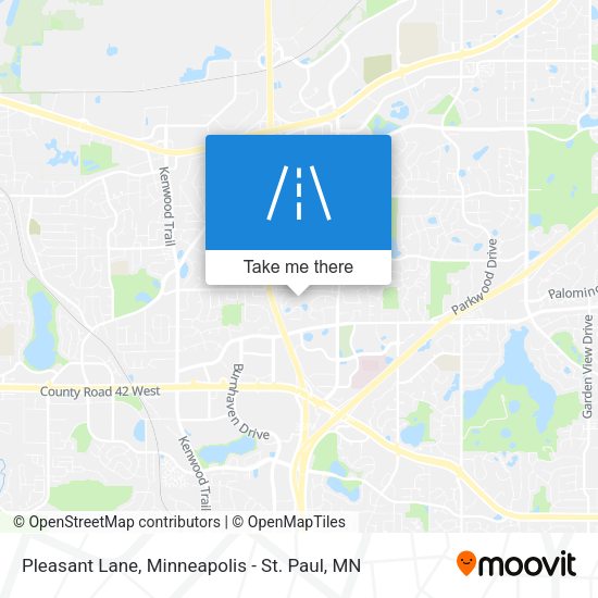 Pleasant Lane map