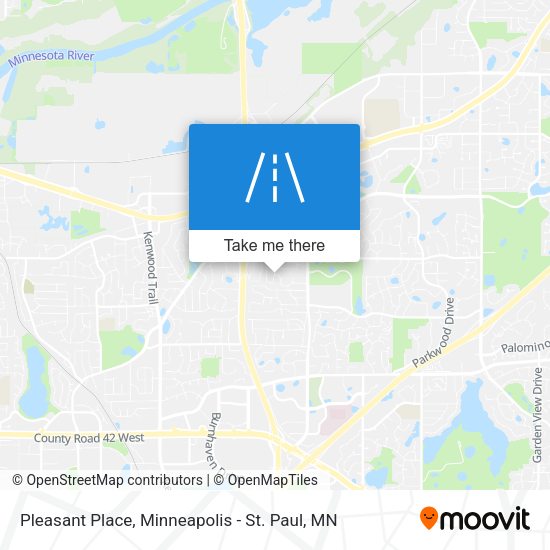 Pleasant Place map
