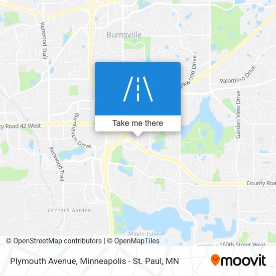 Plymouth Avenue map
