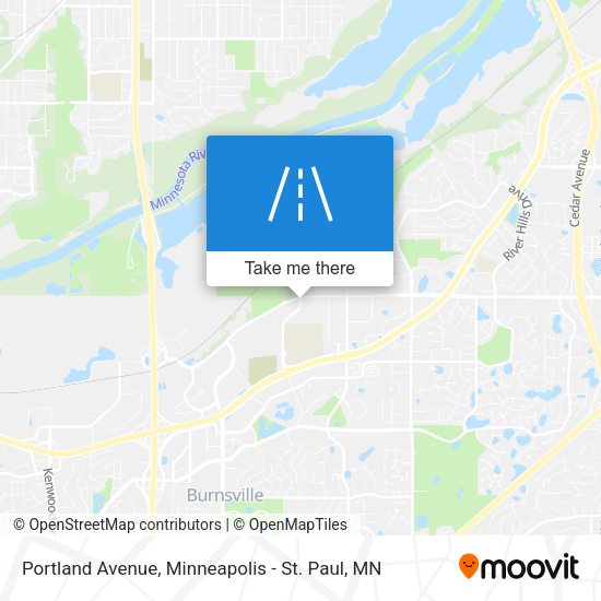 Portland Avenue map