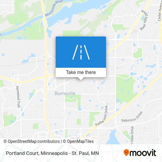 Mapa de Portland Court