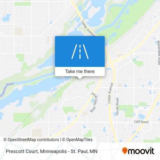 Prescott Court map