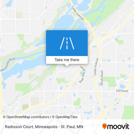 Mapa de Radisson Court