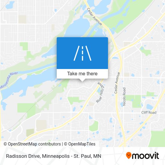 Radisson Drive map