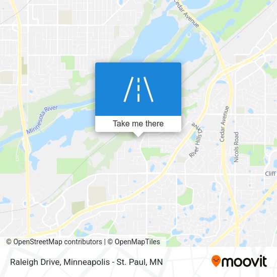 Mapa de Raleigh Drive