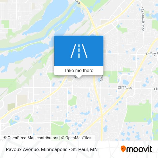 Ravoux Avenue map
