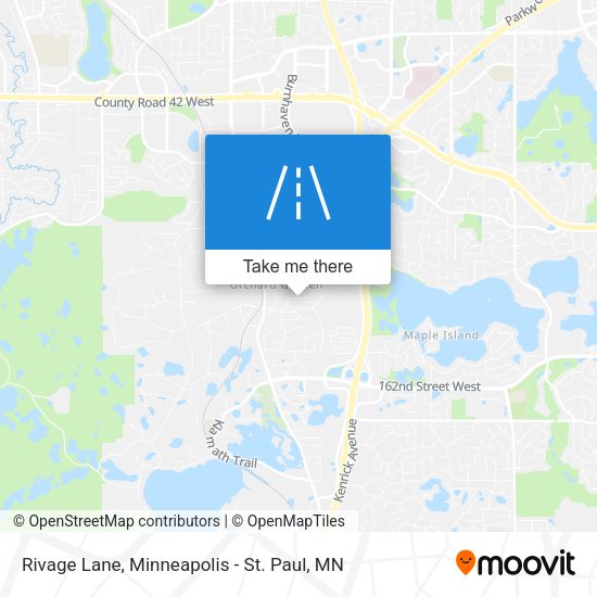 Rivage Lane map