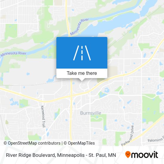 Mapa de River Ridge Boulevard