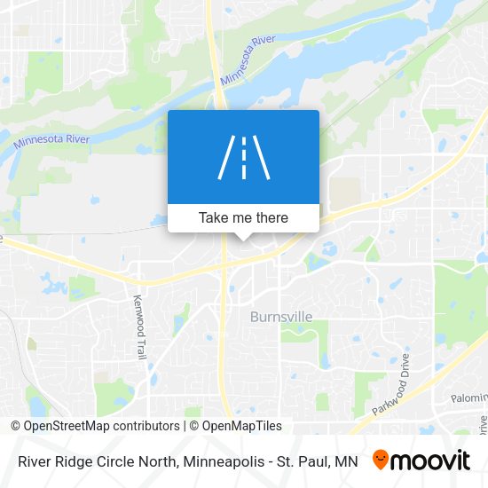 River Ridge Circle North map