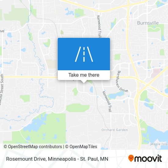 Mapa de Rosemount Drive