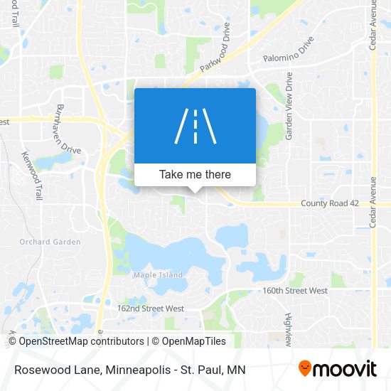Rosewood Lane map