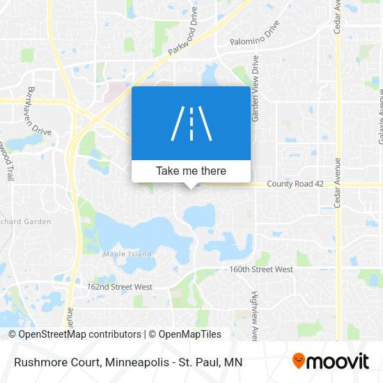 Rushmore Court map