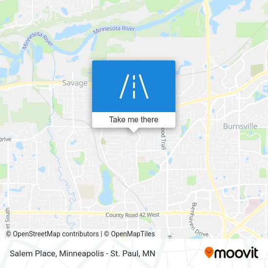 Salem Place map