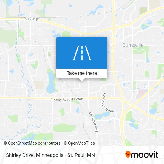 Shirley Drive map