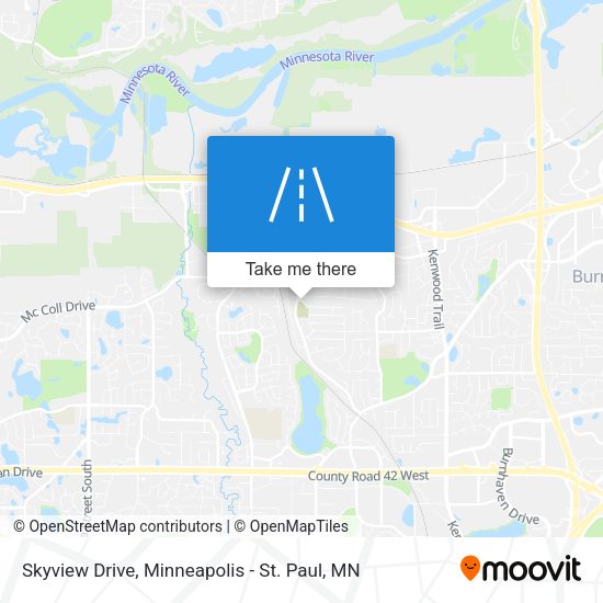 Skyview Drive map