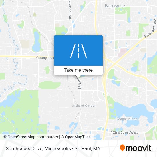 Southcross Drive map