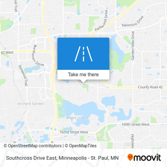 Mapa de Southcross Drive East