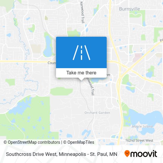 Mapa de Southcross Drive West