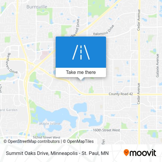 Summit Oaks Drive map
