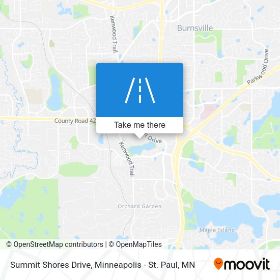 Summit Shores Drive map