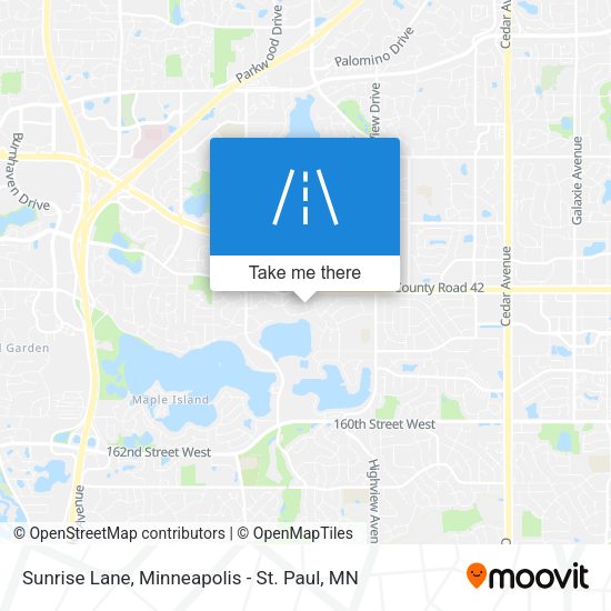 Sunrise Lane map