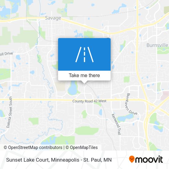 Mapa de Sunset Lake Court