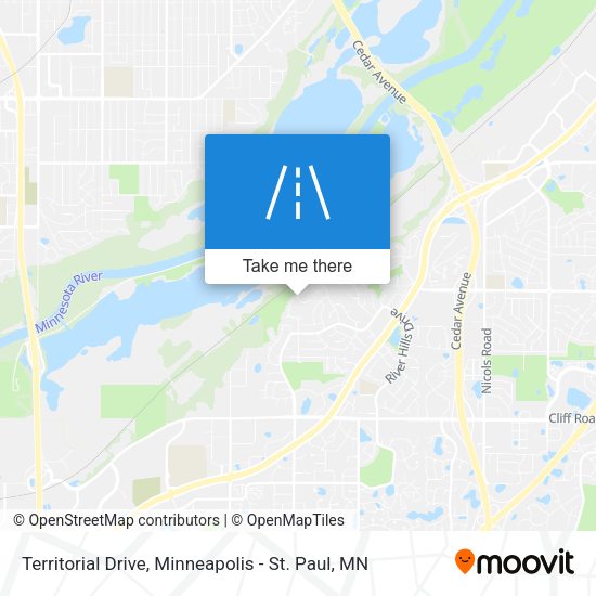 Territorial Drive map