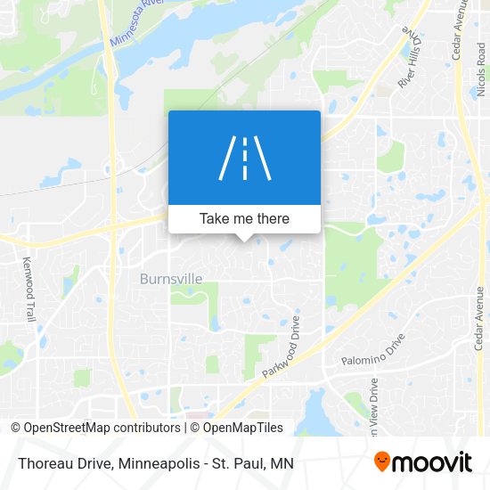 Thoreau Drive map