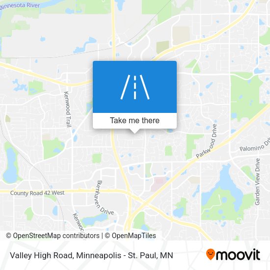 Valley High Road map