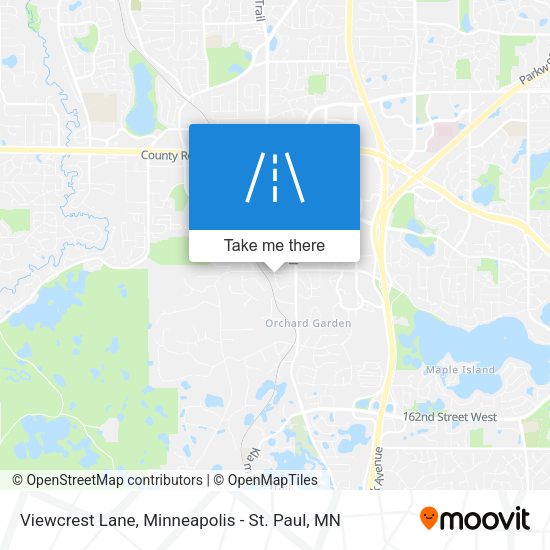 Mapa de Viewcrest Lane